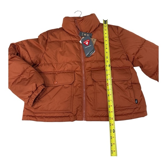 Vans Rust Orange Puffer Jacket Aubrey Primaloft Puffer Jacket size L NWT - Picture 9 of 14